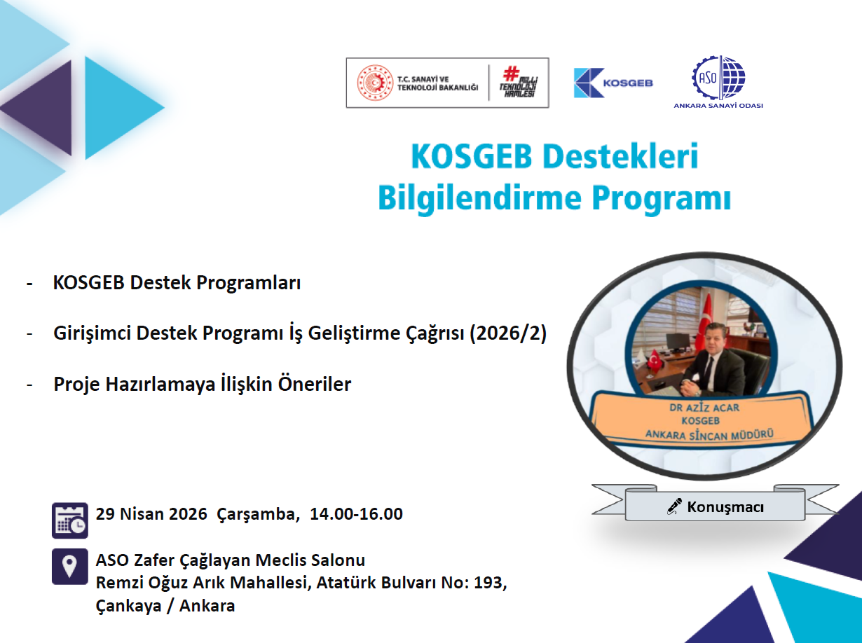 KOSGEB DESTEKLERİ BİLGİLENDİRME PROGRAMI TOPLANTISI